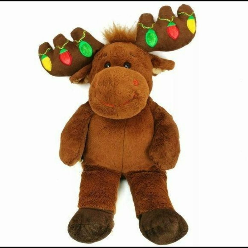 Hal The Moose Christmas Build a Bear plush stuffed